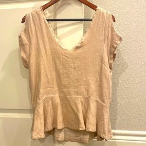 Anthropologie peplum blouse